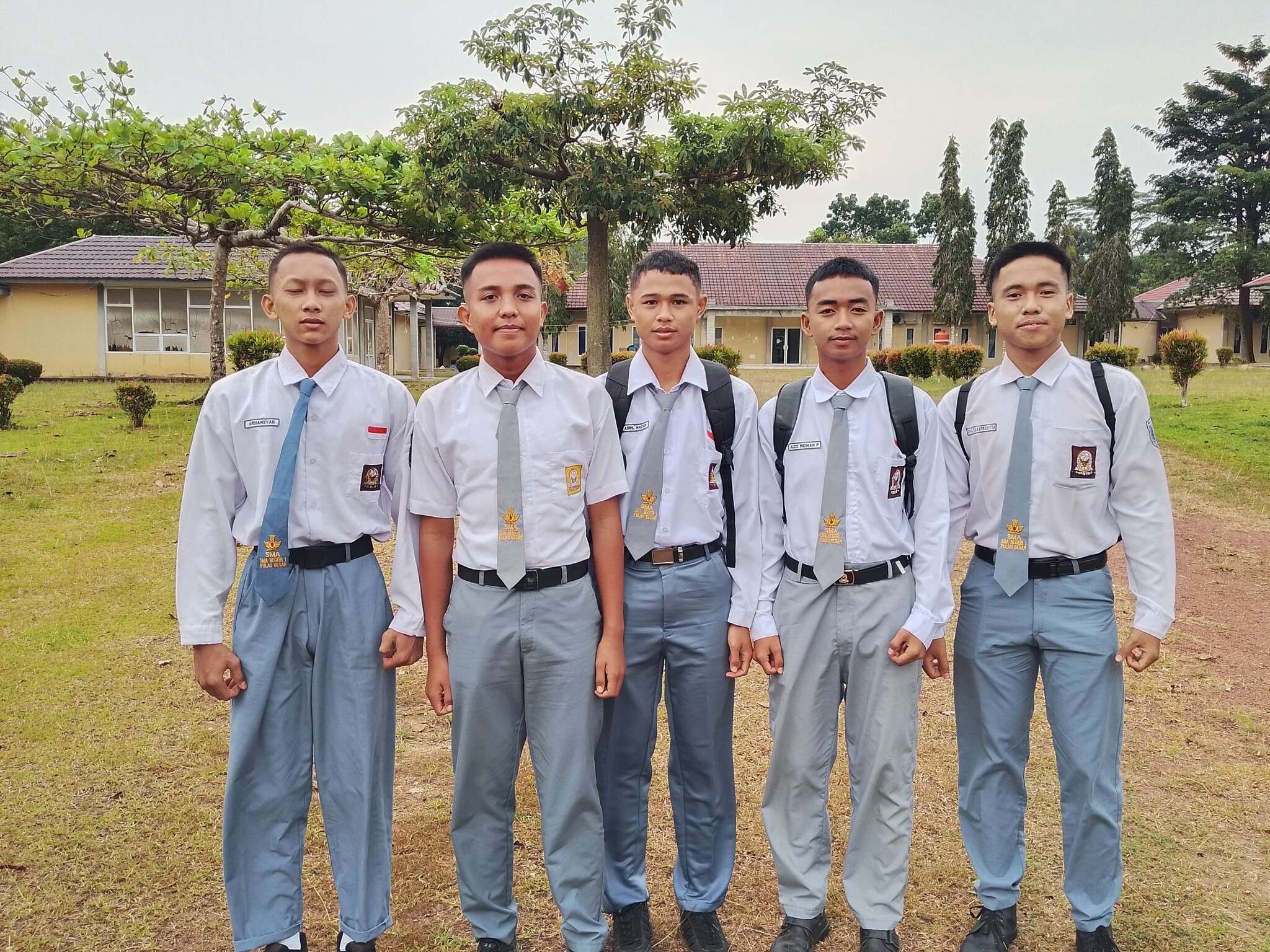 Calon Paskibraka Putra SMAN 1 Pulau Besar Tahun 2026